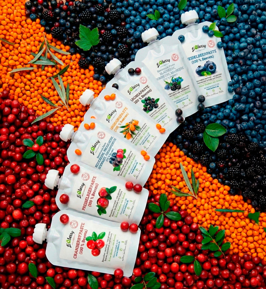📖 Produktwissen: Ein Geschenk mit Beerengeschmack: das LiQberry Set mit 7 Sorten