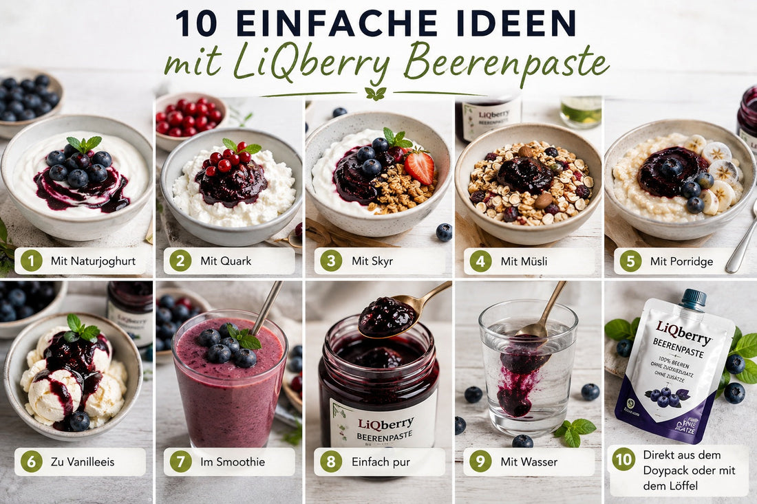 🍽️ Ideen: 10 einfache Ideen mit LiQberry Beerenpaste