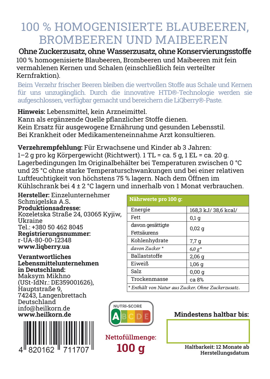 Set „Sommer-Glow“ (Sommer Vorrat) | LiQberry, 3 x 545g