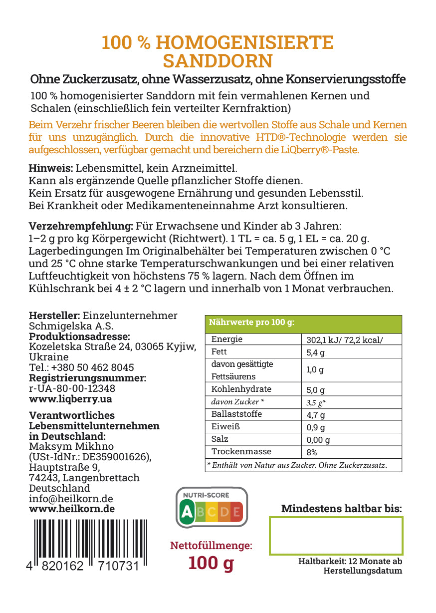 Set „Sommer-Glow“ (Sommer Vorrat) | LiQberry, 3 x 545g