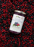 Beerenmix-Paste (Heidelbeere, Preiselbeere, Johannisbeere) | LiQberry, 545g