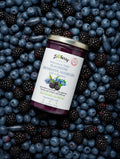 Beerenmix-Paste (Blaubeere, Brombeere, Maibeere) | LiQberry, 545g