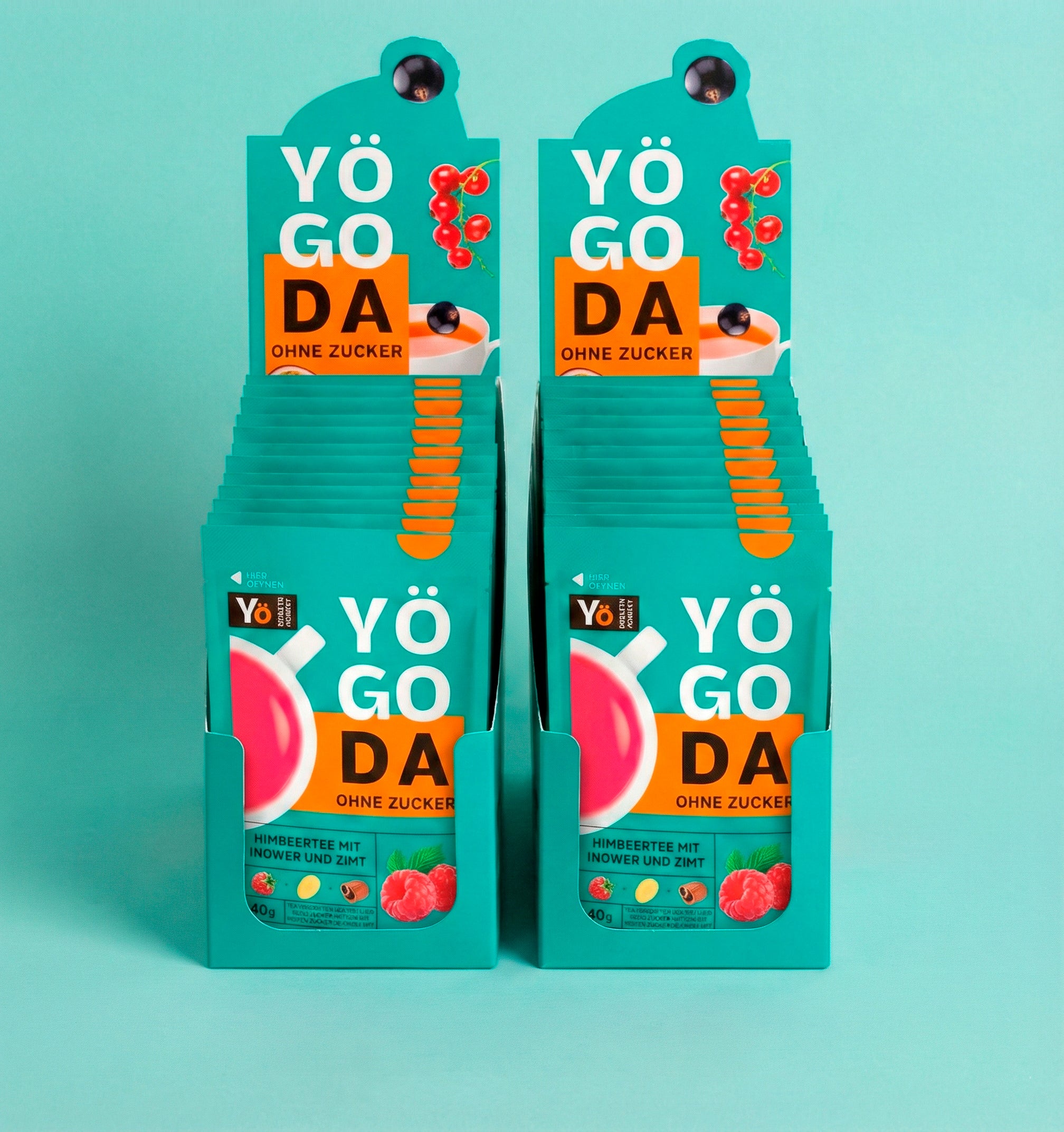 HIMBEERE – Beerentee-Konzentrat (Aufgusskonzentrat) OHNE ZUCKER 40 g | YÖGODA