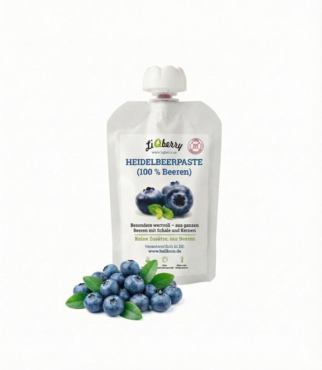 Heidelbeerpaste (100% Beeren) | LiQberry, 100g