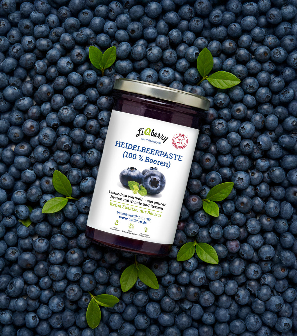 Heidelbeerpaste (100% Beeren) | LiQberry, 545g