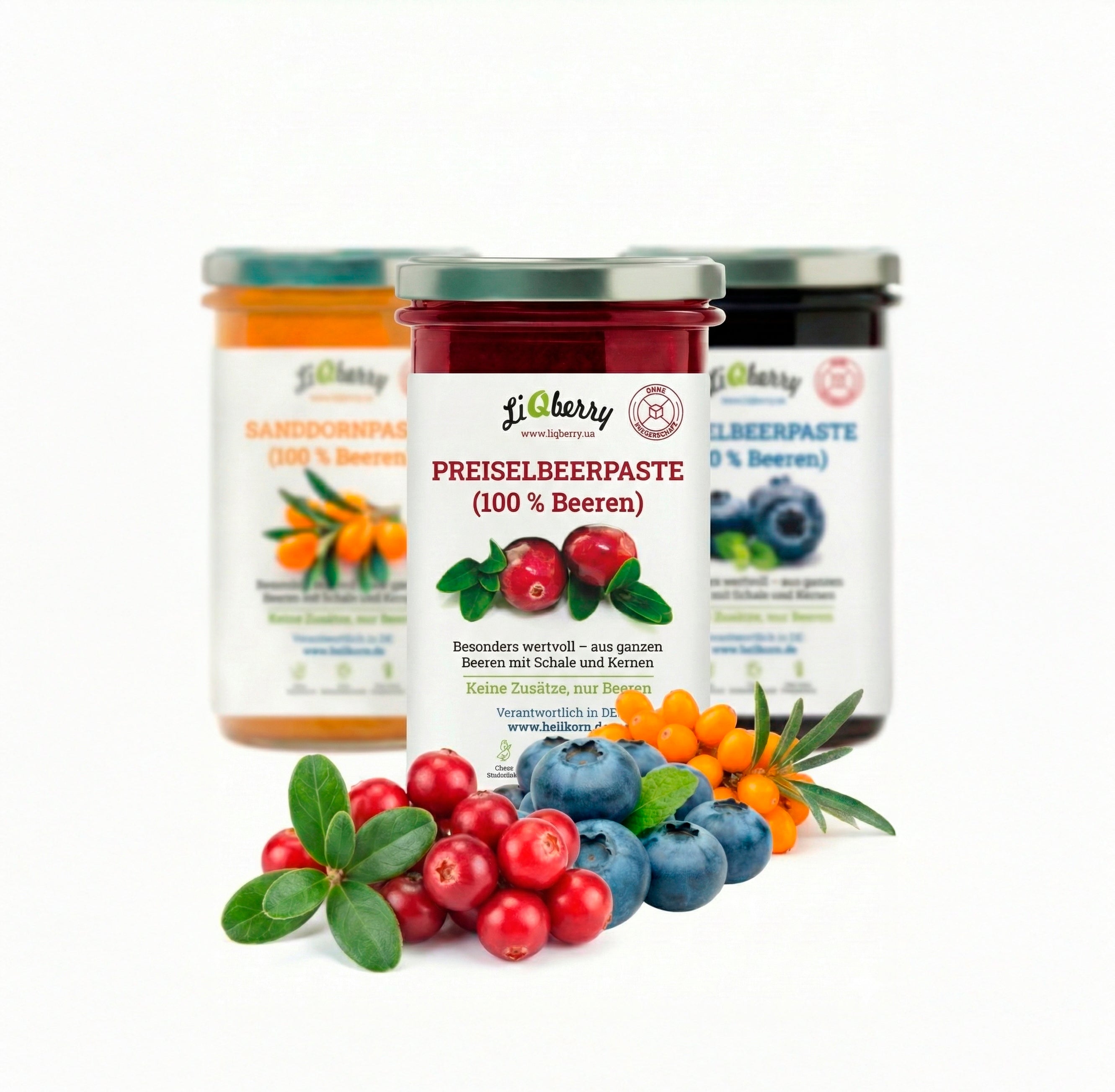 Set „Innere Reinigung“ (Frühling Vorrat) | LiQberry, 3 x 545g