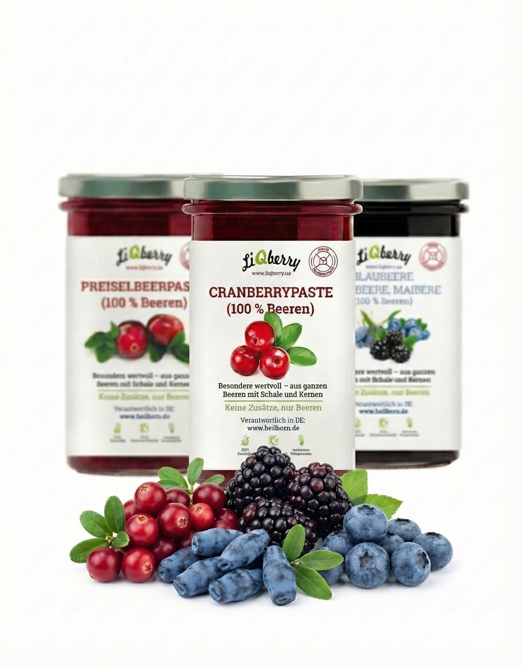 Set „Leicht & Aktiv“ (Sommer Vorrat) | LiQberry, 3 x 545g