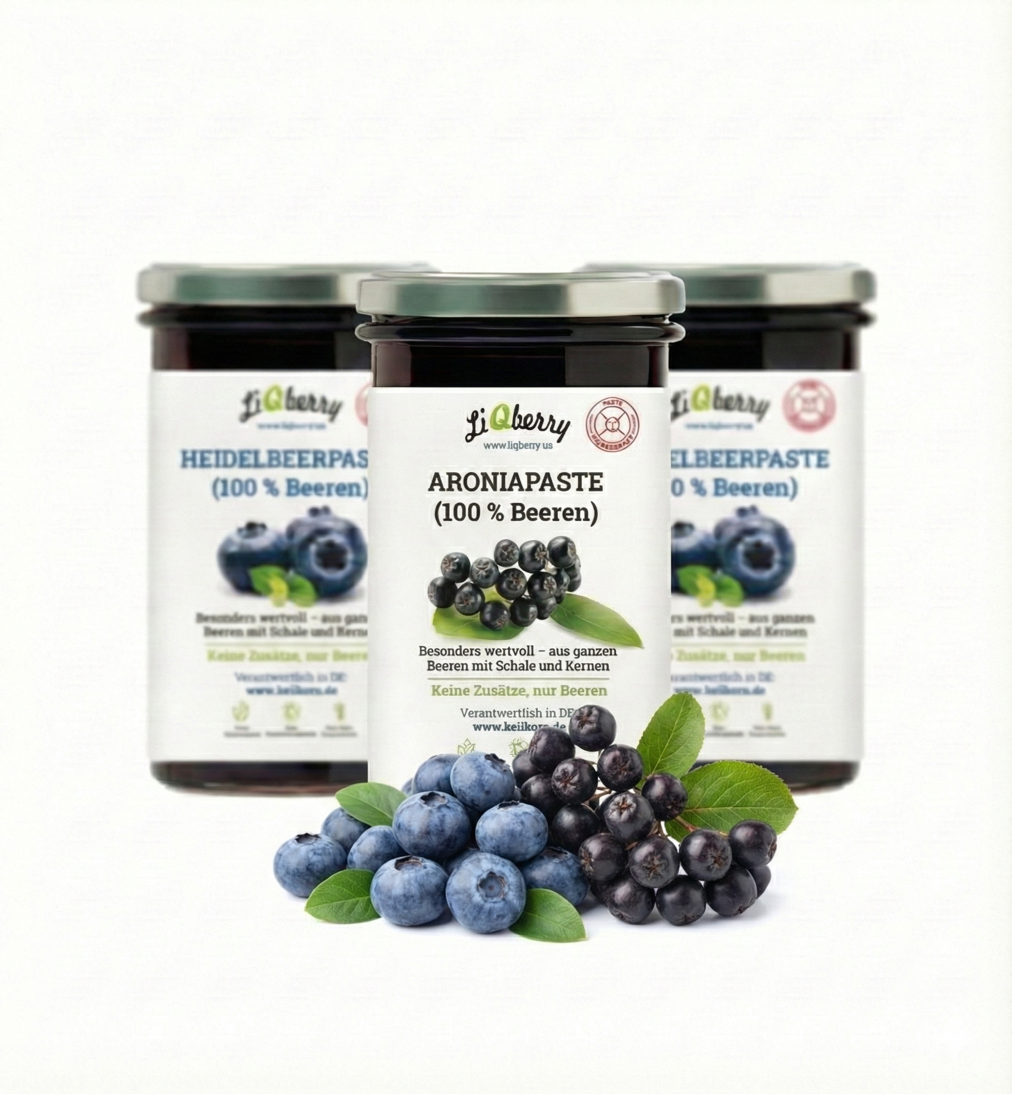 Set „Innere Balance“ (Herbst Vorrat) | LiQberry, 3 x 545g