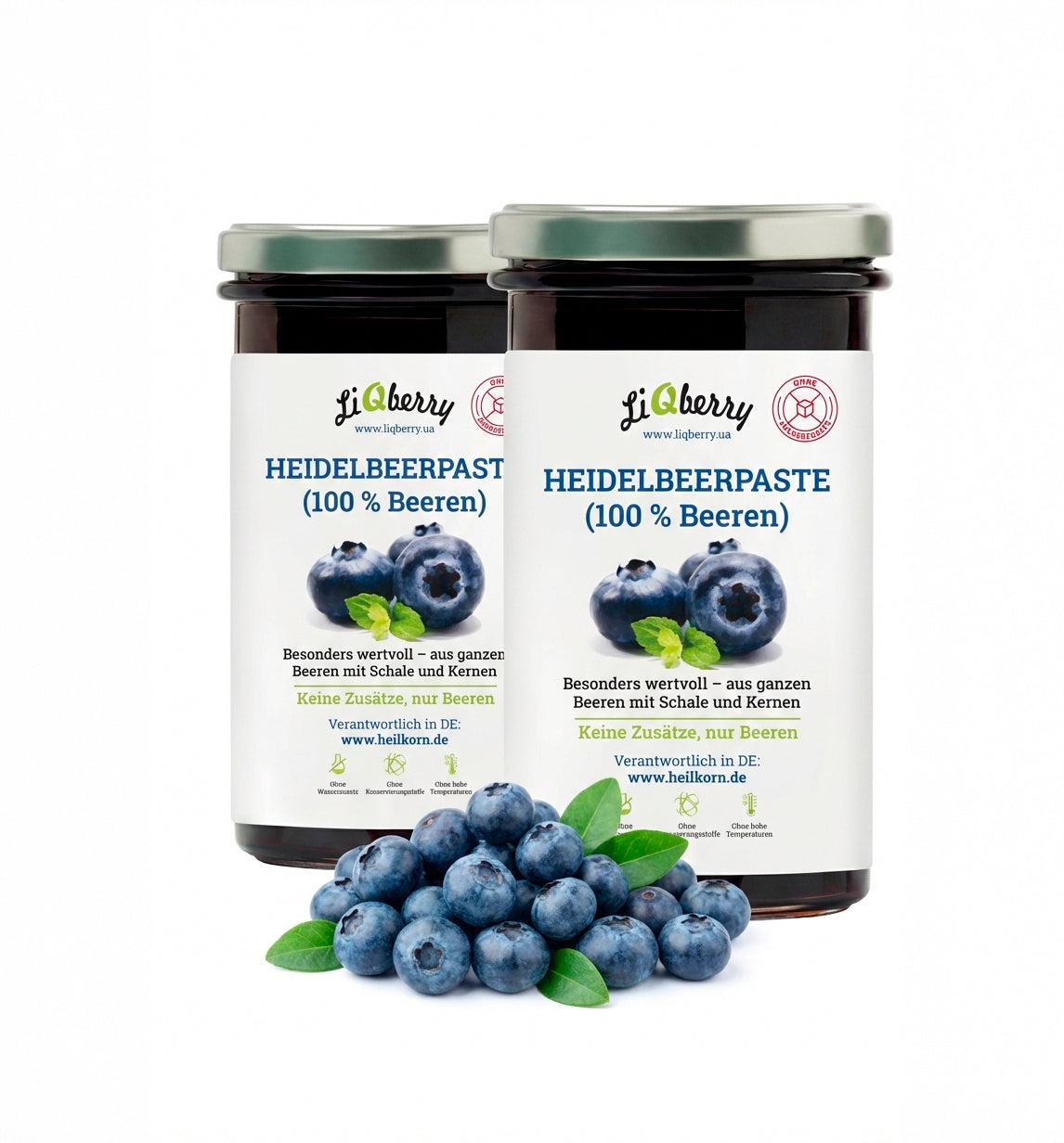 Set „Tages-Fokus“ (3-Wochen-Reserve) | LiQberry, 2 x 545g