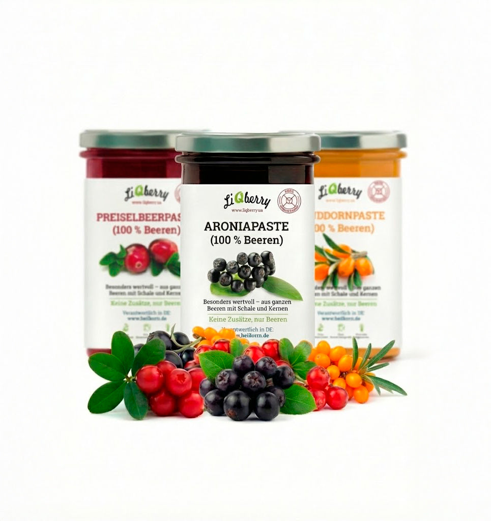 Set „Vital-Rhythmus“ (Frühling Vorrat) | LiQberry, 3 x 545g