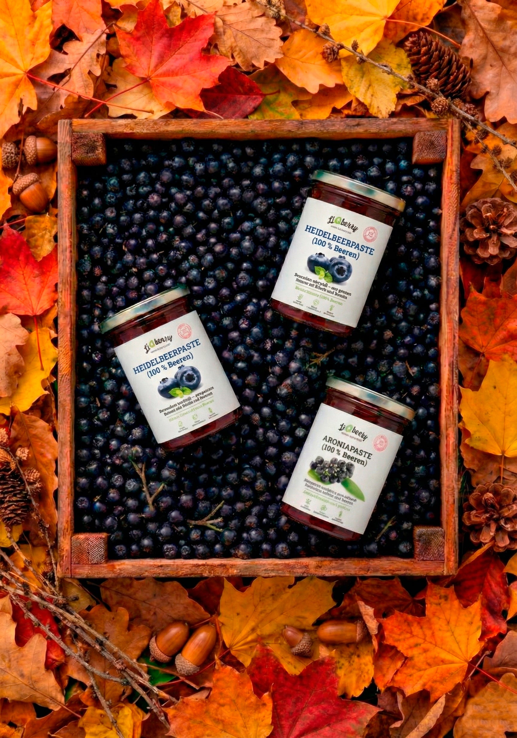 Set „Innere Balance“ (Herbst Vorrat) | LiQberry, 3 x 545g